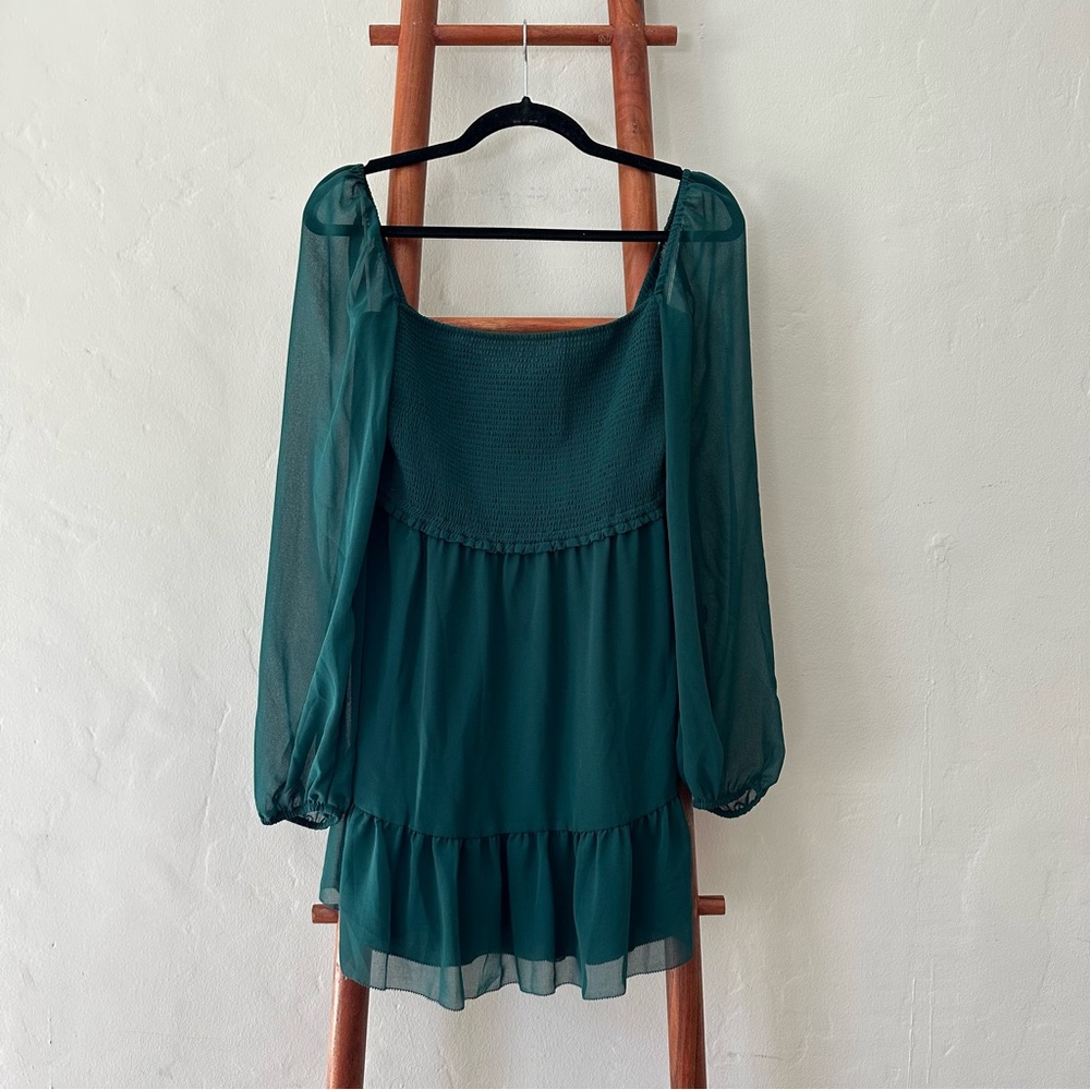 Aritizia Wilfred Tempest Mini Dress - Aventurine Green (NWT, Size L) - Picture 9 of 12